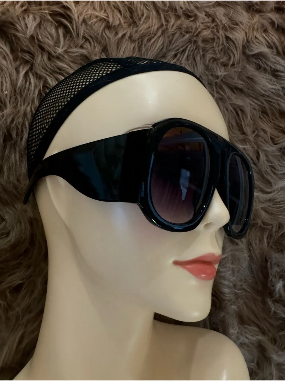 Futuristic aviator sunglasses